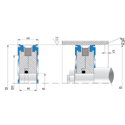 Pseal MPM 50X10X13 BX